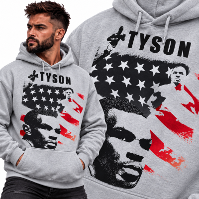 BLUZA Z KAPTUREM SPORTY WALKI  MIKE TYSON 2
